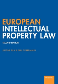 Titelbild: European Intellectual Property Law 2nd edition 9780198831280