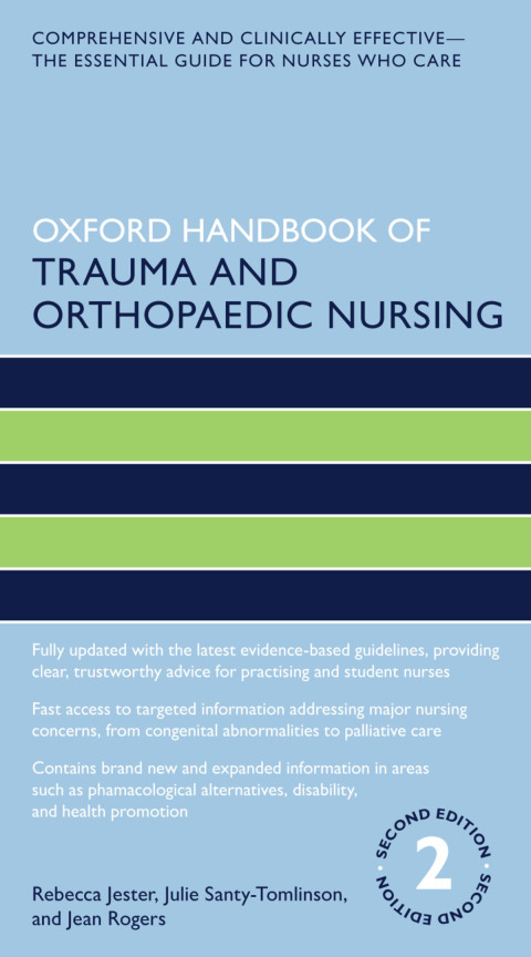 Cover image for book Oxford Handbook of Trauma and Orthopaedic Nursing