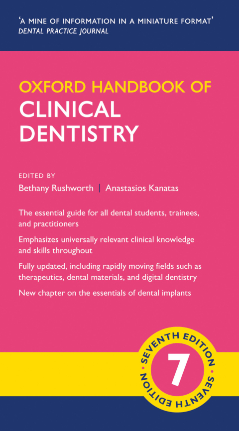 Cover image for book Oxford Handbook of Clinical Dentistry