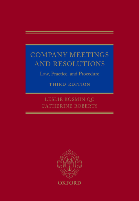 Cover image for book Company Meetings and Resolutions