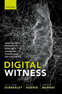Cover image: Digital Witness 1st edition 9780198836070