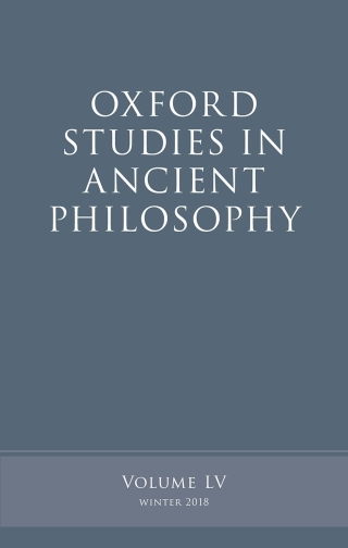 Oxford Studies in Ancient Philosophy, Volume 55