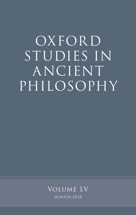Cover image for book Oxford Studies in Ancient Philosophy, Volume 55