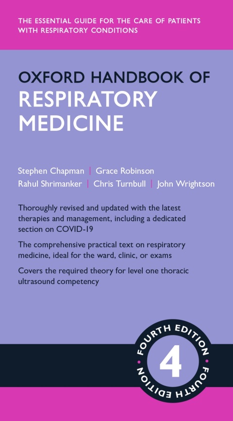Cover image for book Oxford Handbook of Respiratory Medicine