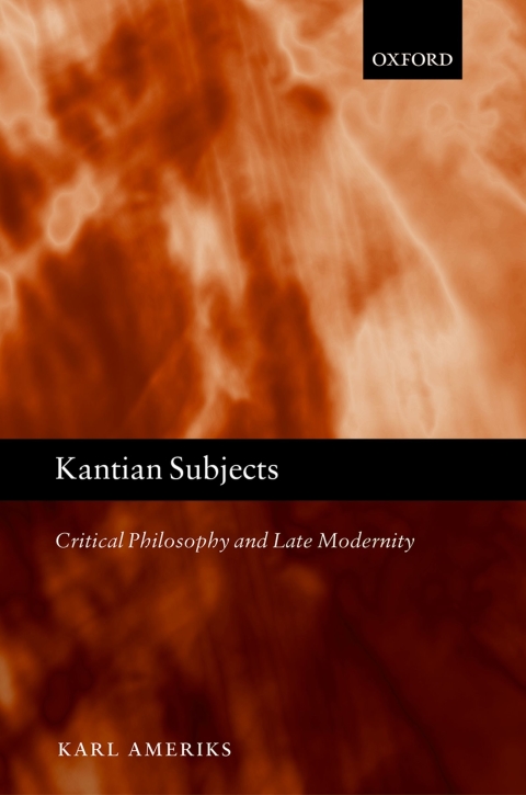 Cover image for book Kantian Subjects