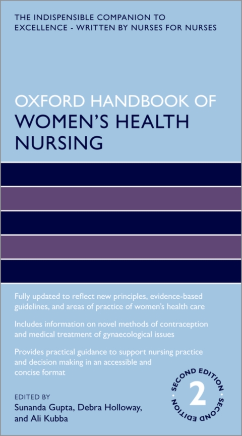 Cover image for book Oxford Handbook of Women's Health Nursing