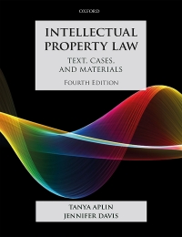 Titelbild: Intellectual Property Law 4th edition 9780198842873