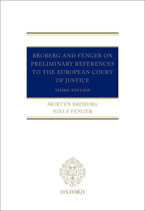 Cover image for book Broberg and Fenger on Preliminary References to the European Court of Justice