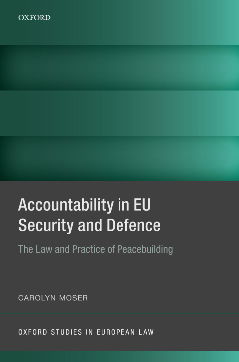 Cover image for book Accountability in EU Security and Defence