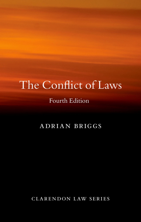 Cover image for book The Conflict of Laws