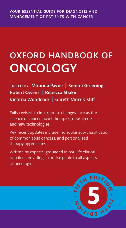Cover image for book Oxford Handbook of Oncology