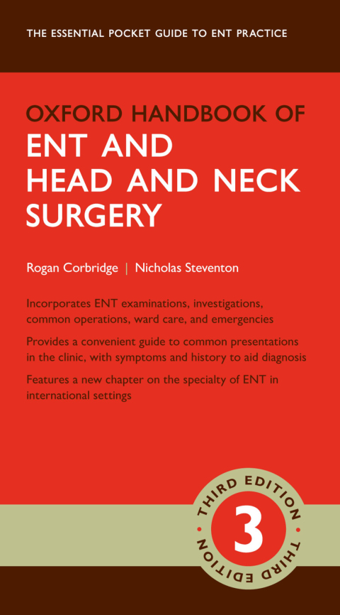 Cover image for book Oxford Handbook of ENT and Head and Neck Surgery