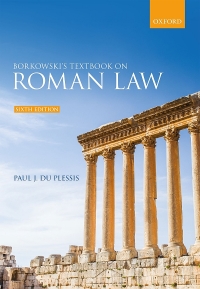 Titelbild: Borkowski's Textbook on Roman Law 6th edition 9780198848011