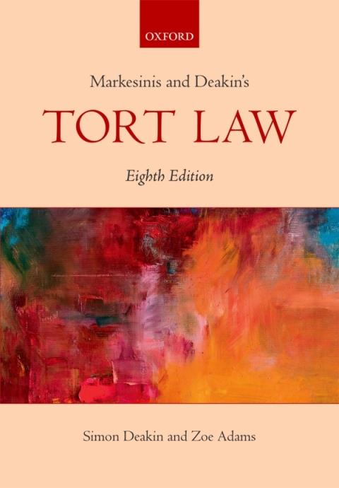 Cover image for book Markesinis & Deakin's Tort Law