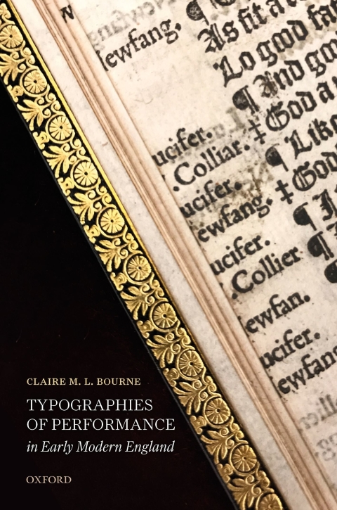 Cover image for book Typographies of Performance in Early Modern England