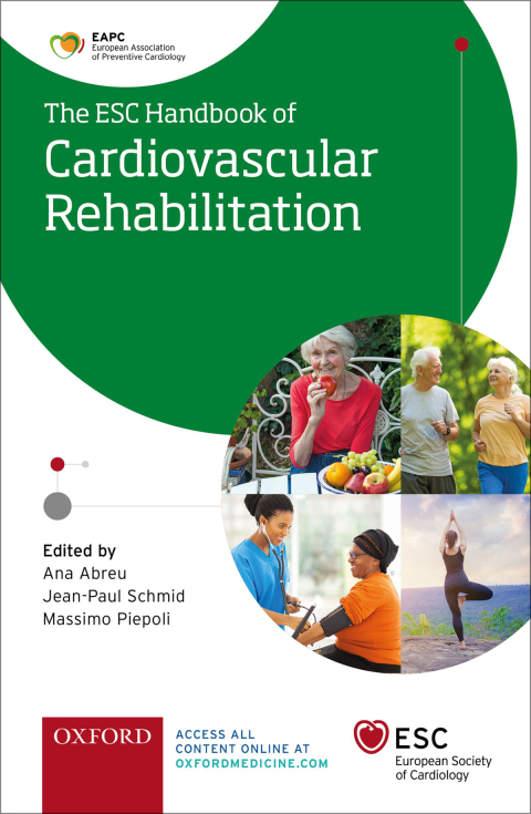 Cover image for book ESC Handbook of Cardiovascular Rehabilitation