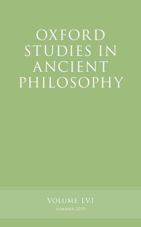 Cover image for book Oxford Studies in Ancient Philosophy, Volume 56