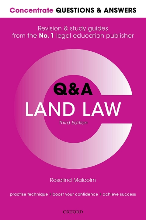 Cover image for book Concentrate Questions and Answers Land Law