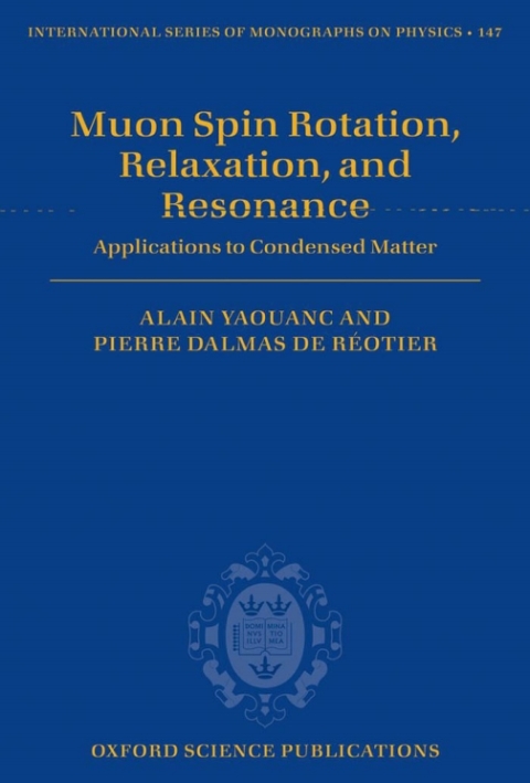 Cover image for book Muon Spin Rotation, Relaxation, and Resonance
