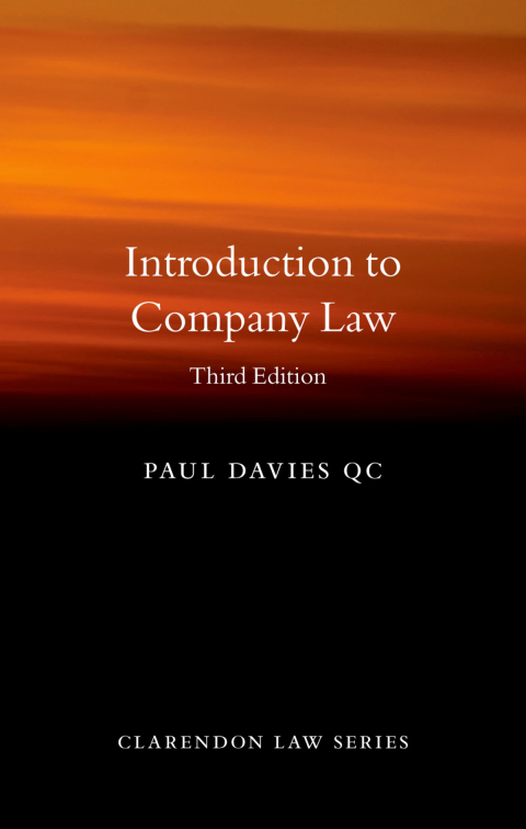 Cover image for book Introduction to Company Law