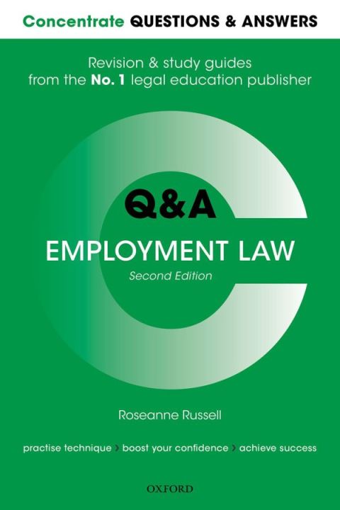 Cover image for book Concentrate Questions and Answers Employment Law
