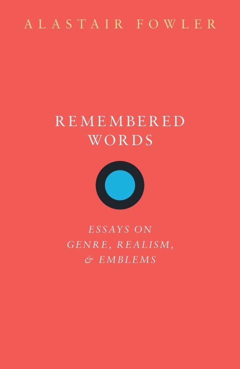 Cover image for book Remembered Words