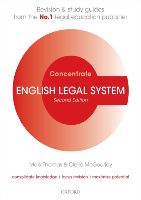 Cover image for book English Legal System Concentrate