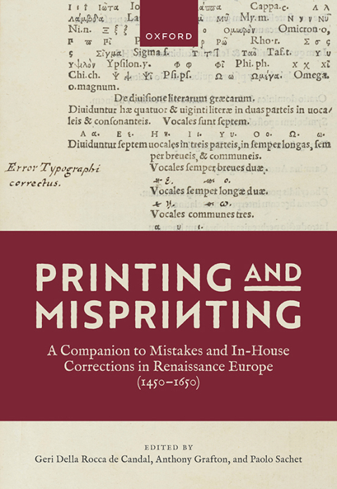 Cover image for book Printing and Misprinting