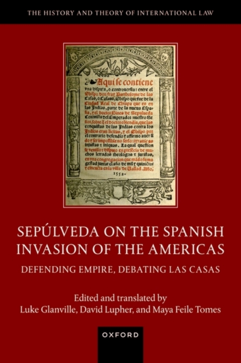 Cover image for book Sepúlveda on the Spanish Invasion of the Americas