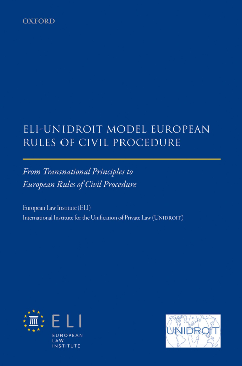 Cover image for book ELI – Unidroit Model European Rules of Civil Procedure