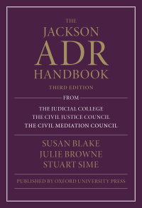 Titelbild: The Jackson ADR Handbook 3rd edition 9780198867326
