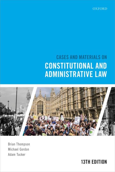 Cover image for book Cases and Materials on Constitutional and Administrative Law