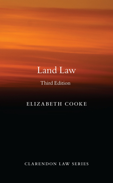 Cover image for book Land Law, 3e