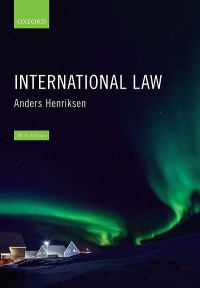 Cover image: International Law 3rd edition 9780198869399