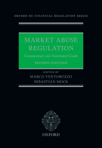 Titelbild: Market Abuse Regulation 2nd edition 9780198871095
