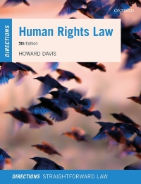 Cover image: Human Rights Law Directions 5th edition 9780198871347