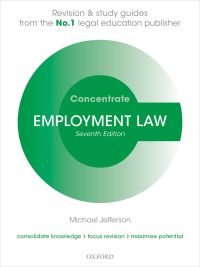 صورة الغلاف: Employment Law Concentrate 7th edition 9780198871323