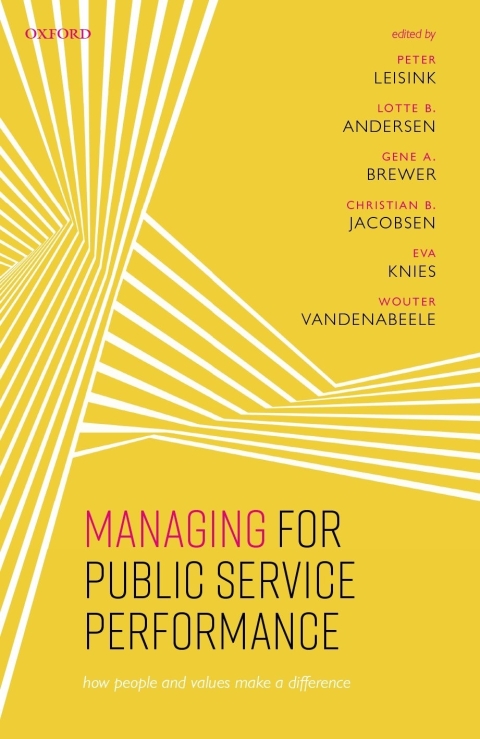 Cover image for book Managing for Public Service Performance