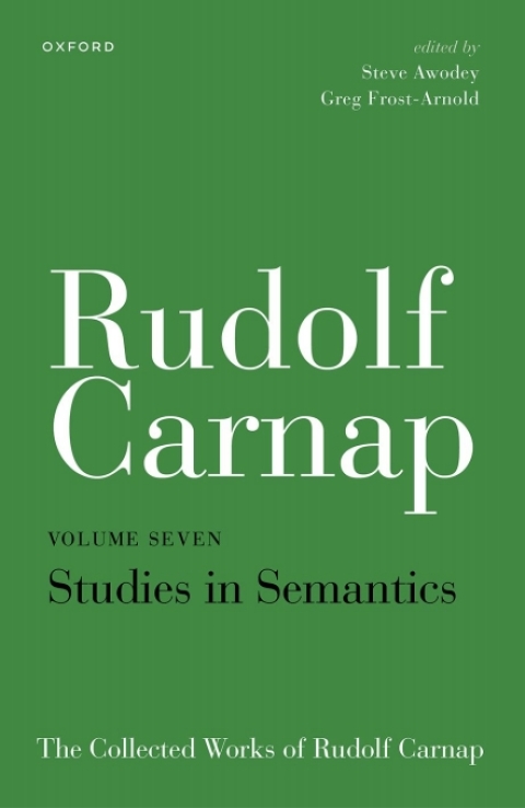 Cover image for book Rudolf Carnap: Studies in Semantics
