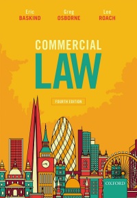 Imagen de portada: Commercial Law 4th edition 9780192895653