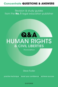 صورة الغلاف: Concentrate Questions and Answers Human Rights and Civil Liberties 3rd edition 9780192897213