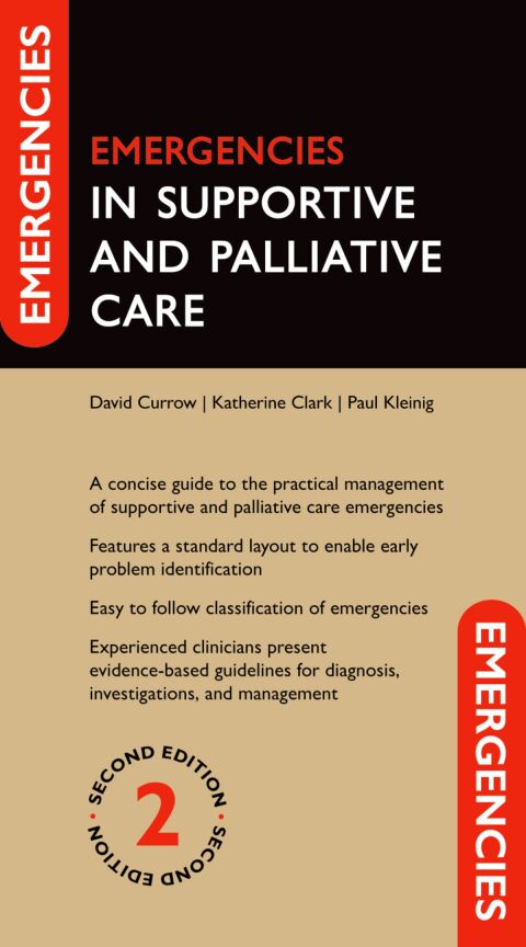 Cover image for book Emergencies in Supportive and Palliative Care