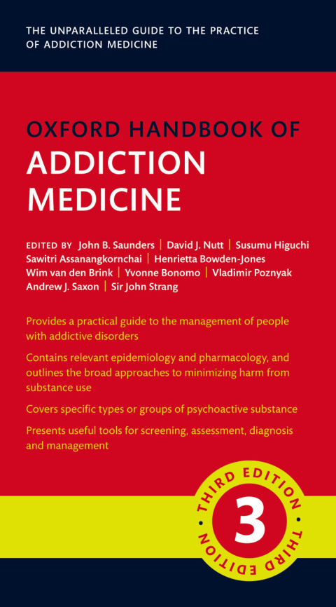 Cover image for book Oxford Handbook of Addiction Medicine