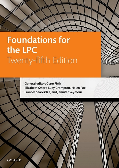Cover image for book Foundations for the LPC
