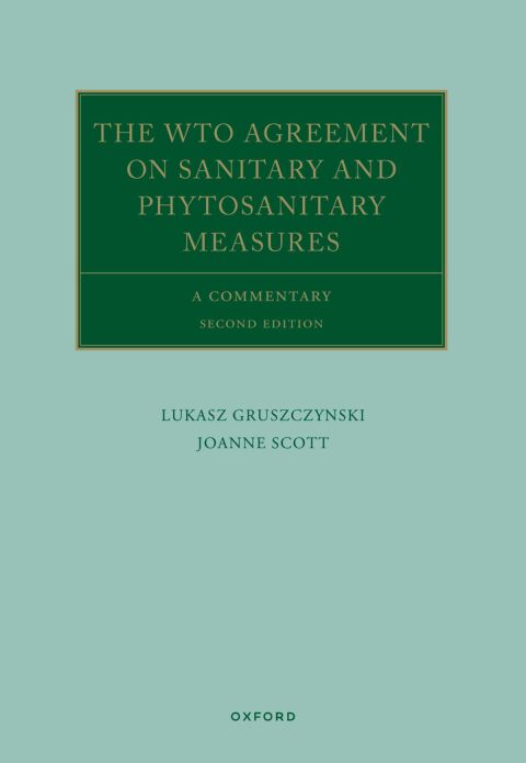Cover image for book The WTO Agreement on Sanitary and Phytosanitary Measures