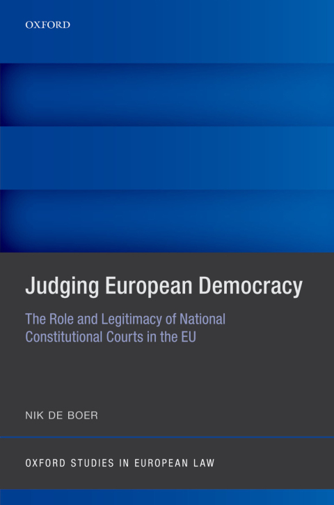Cover image for book Judging European Democracy
