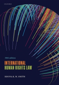 Cover image: International Human Rights Law 10th edition 9780192845382