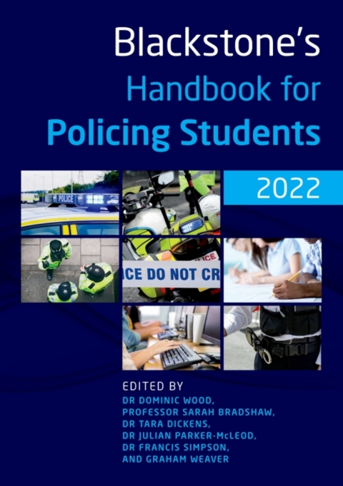 Cover image for book Blackstone's Handbook for Policing Students 2022
