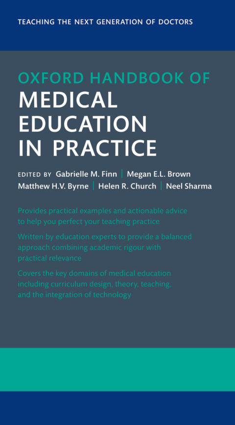 Cover image for book Oxford Handbook of Medical Education in Practice