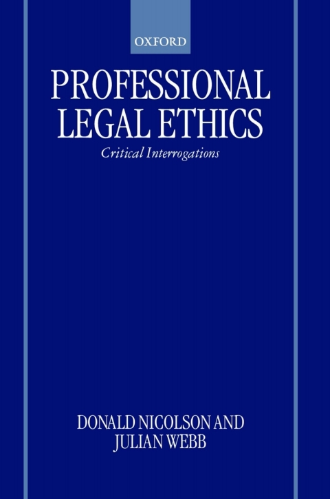 Cover image for book Professional Legal Ethics